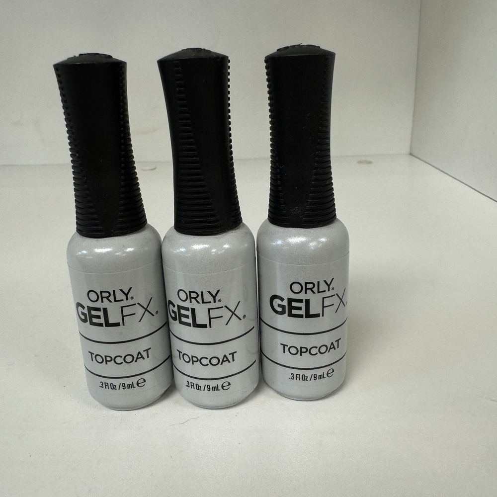 ORLY Gel FX Top Coat 0.3oz/9ml (3 Pack) #34214 New